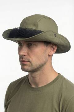 Панама с накомарником Н (хаки, рип-стоп)
