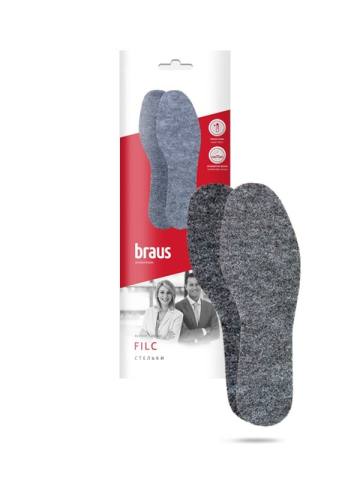 Стельки осенне-зимние BRAUS "FILC" (войлок) 