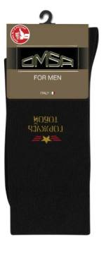 Носки мужские OMSA STYLE "горжусь тобой" (черный) 510