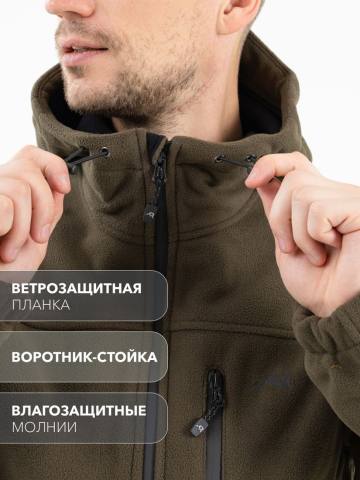 Костюм ветрозащитный "Ирбис Н" (виндблок, оливковый)