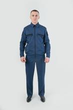 Костюм офисный для сотрудников ФСИН (серо-синий)