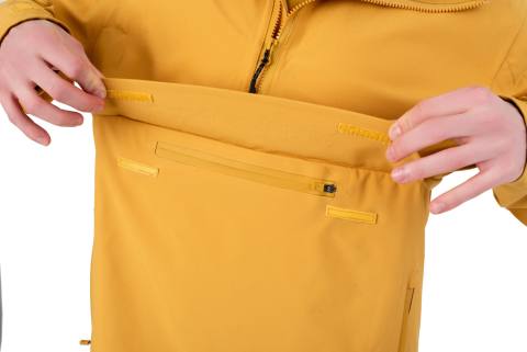 Костюм мужской Softshell на трикотаже PAYER "Вест" (горчичный/хаки)