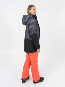 Куртка утепленная женская "Бирюса" (камуфляж серый)