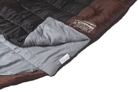 Спальный мешок INDIANA "CAMPER EXTREME" R-zip (черный) t +9/-27, правый