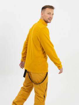 Куртка-анорак флисовая (горчица)