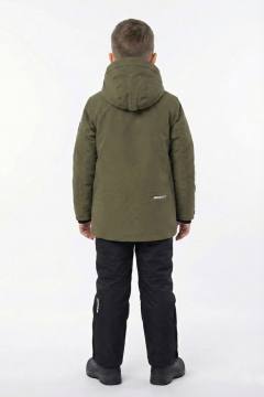 Костюм утепленный детский "Енот" Н (канада, оливковый/черный)