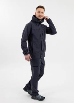 Куртка летняя Softshell "Эльбрус" (серо-синий)