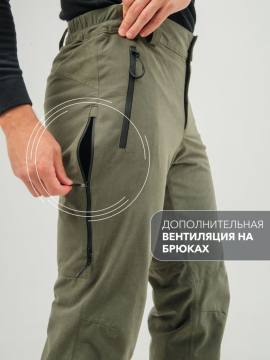 Костюм ветровлагозащитный "Росомаха" (хаки)