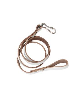 Ремешок страховочный кожаный (белый) (3/1)