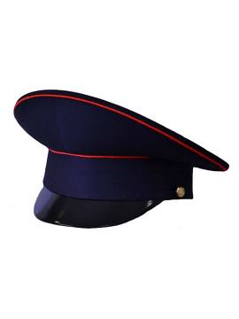 Фуражка полиции уставная (высота тульи 7,3см.)