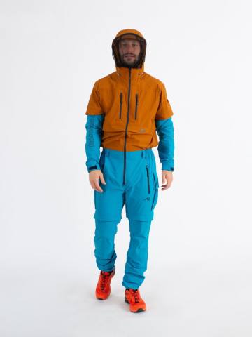 Комбинезон противоэнцефалитный Softshell "Турист Н" (коричневый/синий)
