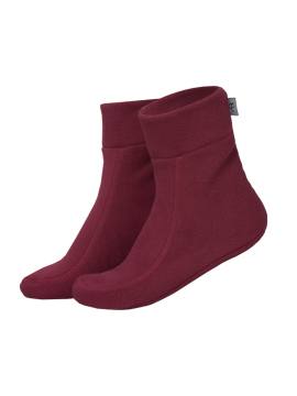 Носки флисовые "Уют" (бордовый)