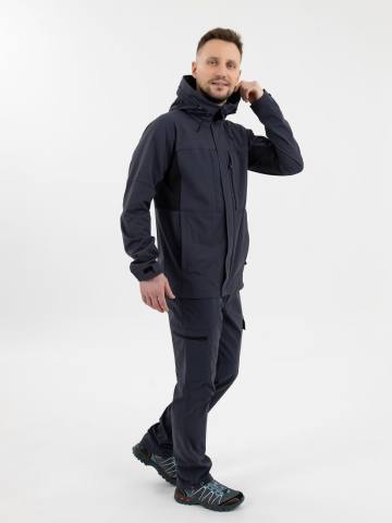 Куртка летняя Softshell "Эльбрус" (серо-синий)