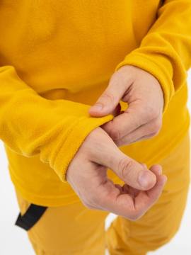 Куртка-анорак флисовая (горчица)