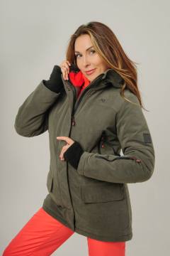 Куртка утепленная женская "Зима" (олива)