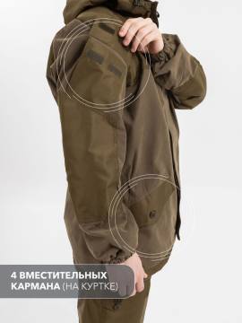 Костюм "Горка" на флисе (хаки)