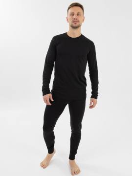 Фуфайка мужская "Аляска Н" (шерсть, черный)