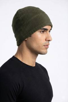 Шапка из виндблока арт.5445 (олива)