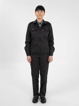 Костюм летний женский "Охрана" (чёрный)