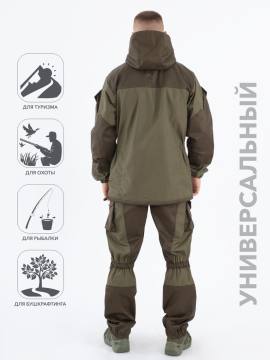 Костюм летний "Горка" (рип-стоп смесовая, хаки)