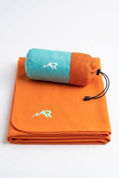 Полотенце спортивное из микрофибры 70х150 (оранжевый)