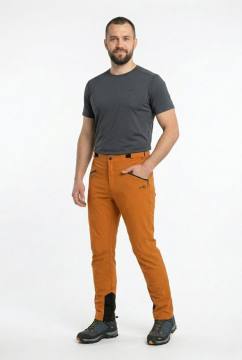 Брюки летние Softshell ходовые "Памир" (горчица)