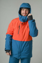 Куртка "Елгай" (яркий терракот/морская волна)