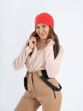 Шапка флисовая "Тундра" (коралловый)