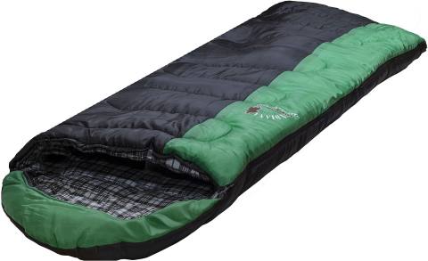 Спальный мешок INDIANA "MAXFORT EXTREME" R-zip (черный) t +9/-27, правый