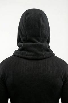 Балаклава-капор флисовая (черный)