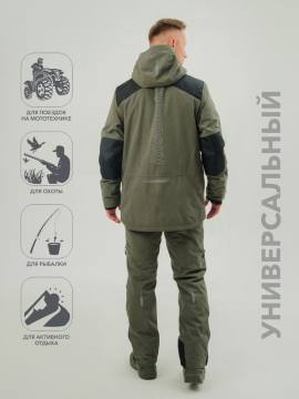 Костюм ветровлагозащитный "Росомаха" (хаки)