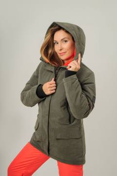 Куртка утепленная женская "Зима" (олива)