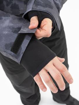 Комбинезон утепленный "Енисей" проклеен. (камуфляж/черный)