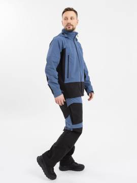 Куртка летняя Softshell "Удокан" (синий/черный)