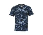 Футболка мужская (темно-синий, "цифра"), кулир гладь