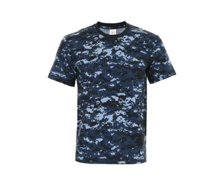 Футболка мужская (темно-синий, "цифра"), кулир гладь 