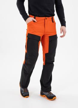 Брюки летние треккинговые Softshell "Трек-Н" (терракот/черный)