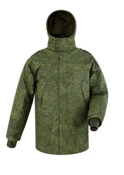 Куртка зимняя МО (зеленый камуфляж "цифра")