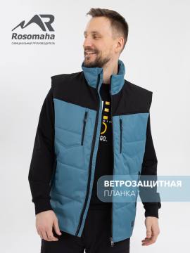 Жилет "Кубидат" (бирюзовый/черный)