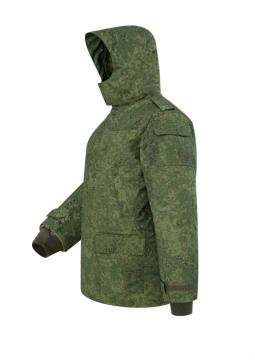 Куртка зимняя МО (зеленый камуфляж "цифра")