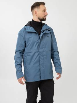 Куртка ветровлагозащитная "Ольхон" (серо-синий)